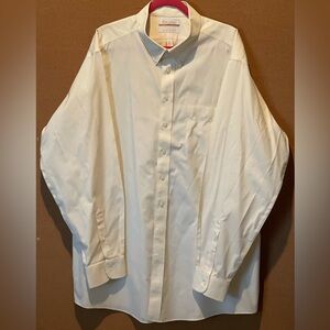 Roundtree & Yorke Men's Ivory Dress Shirt
